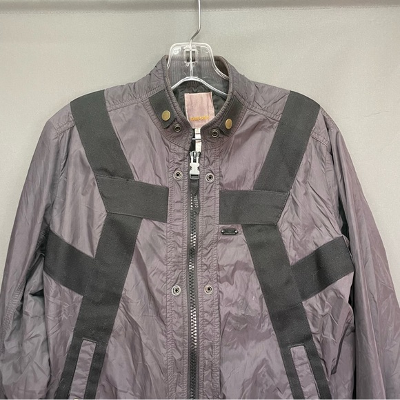 DIESEL 2010 nylon bomber archive street wear avant garde parachute jacket y2k - Picture 8 of 8